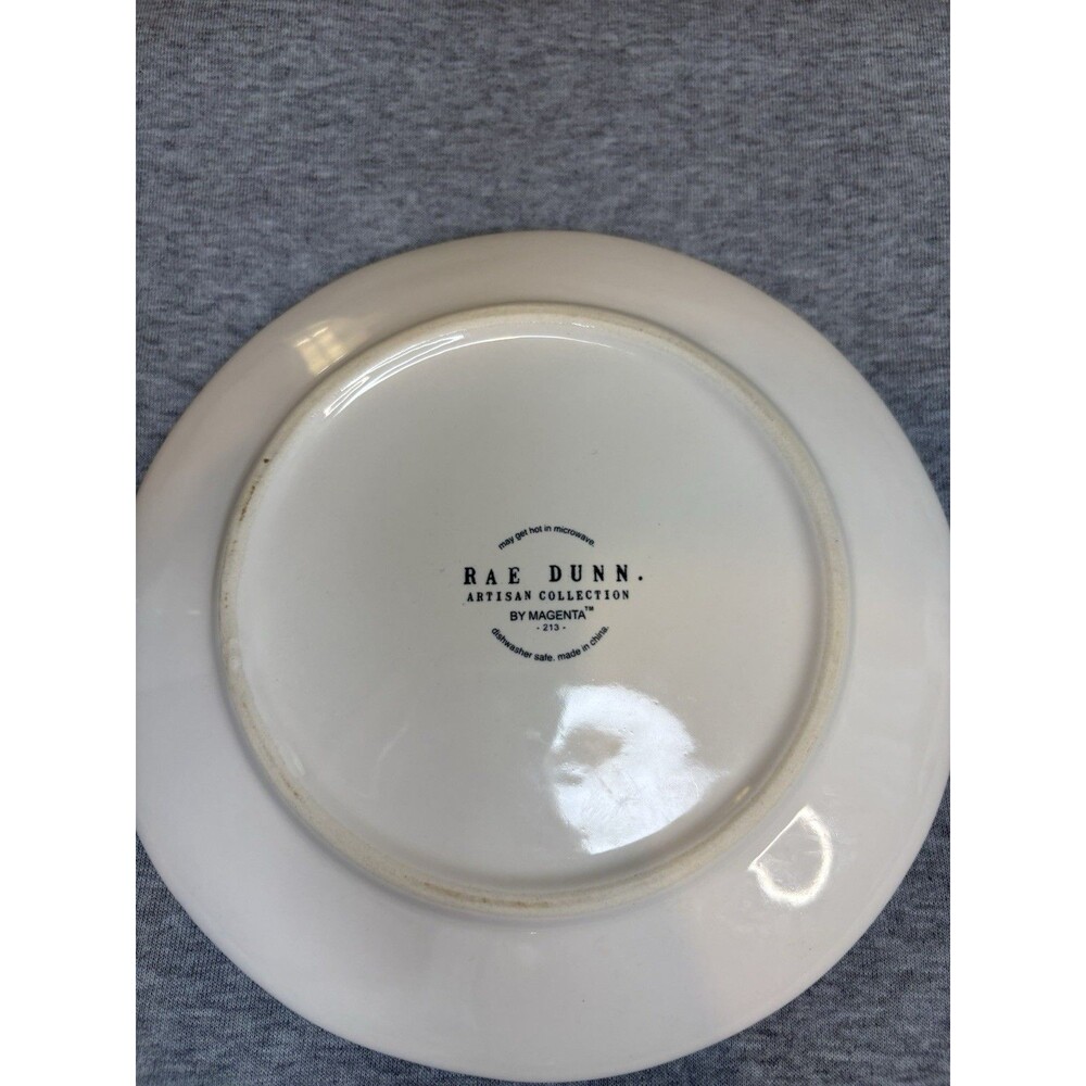 Rae Dunn Mug "Gobble" Coffee Mug and Dessert Plate Artisan Collection By Magenta - Picture 5 of 7